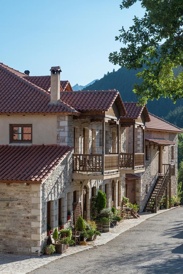 Kyklamino Aparthotel Koryshades Kültér fotó